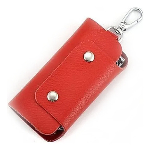 Porta Chaves Com 6 Ganchos Couro Sintético Chaveiros 0