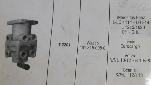 Freno Aire Pedalera Wabco 4613150080 Kit Reparación 1