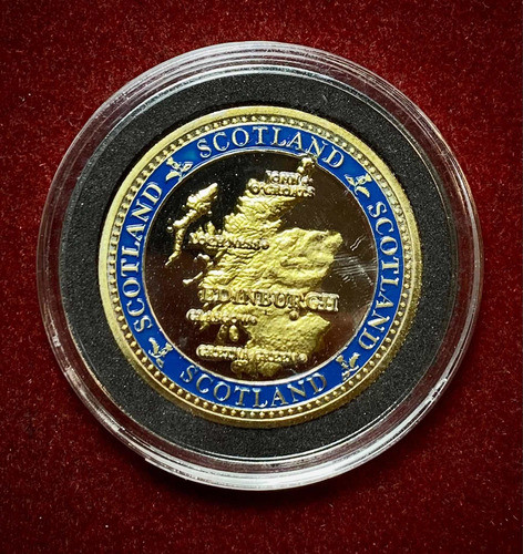 Medalla O Token Escocia Gaitero Edimburgo Nuevo 1