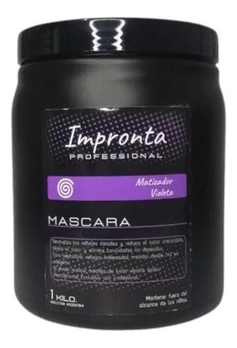Mascara Matizadora Violeta X 1000ml -  Impronta 0