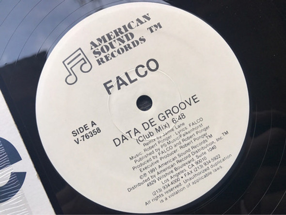 Disco Vinilo Falco / Data De Groove (usa) 1
