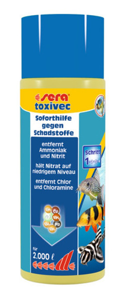 Toxivec 500ml Elimina Amoniaco Acondicionador Acuario Pecera 0
