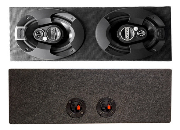 Rackera Bafle Acústico Armado Parlantes 6x9 Bomber Bbr 200w 1