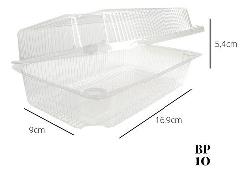 Embalagem Para Doce Retangular Sobremesa Bp10 Unidade Full 1