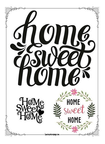 Frases #02! Lámina Para Transferencias 21 X 29 Cm 0