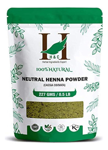 H-c Polvo De Alheña Neutro De Origen Orgánico 100% Puro / He 0