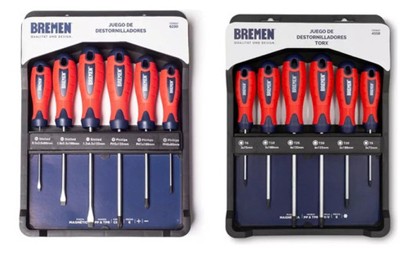 Set Destornilladores Bremen Torx - Phillips Plano 6230 4558 0