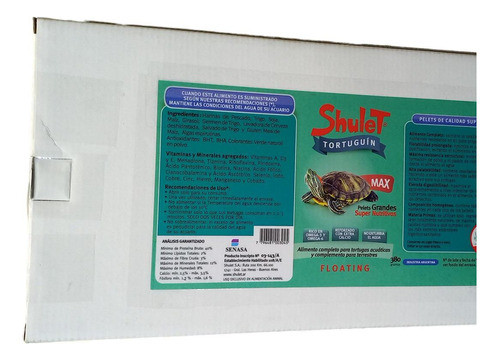 Shulet Tortuguin Max Pelets Grandes Nutritivos 3,8kg Acuatic 0