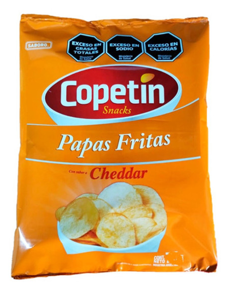Papas Fritas Sabor Cheddar 75 Grs, 0