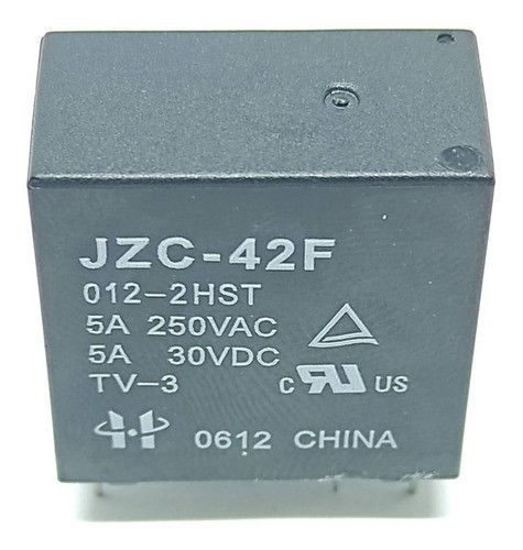 Rele Relay Jzc-42f 012 2hst 5a 12v 6 Pines 1