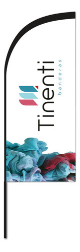 Fly Banner Bandera Pluma 170x60 Publicidad 0