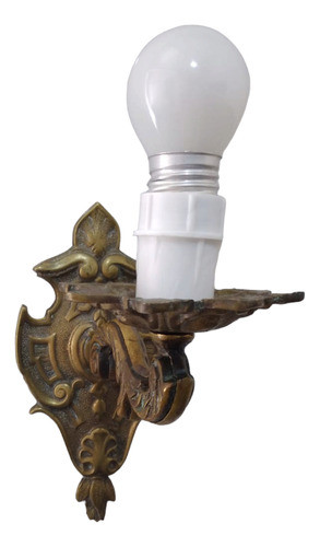 Aplique,brazo, Lámpara Bronce Macizo C/instalacion 1