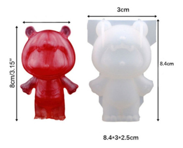Molde Silicona Para Resina Epoxy Ali The Fox Vela Jabon 1