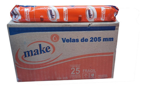 Velas Blancas Make Largas 20 Cm Pack De 4 U - Caja X 25 Pack 0