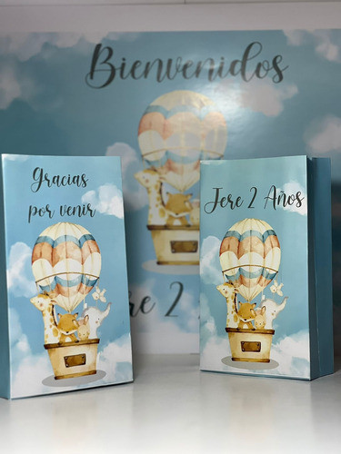 Bolsas Golosineras Personalizadas X 15 Globo Aerostático 1