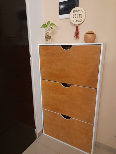 Botinero 3 Puertas Mini  Pintado O Laqueado De 14 Cm De Prof 1