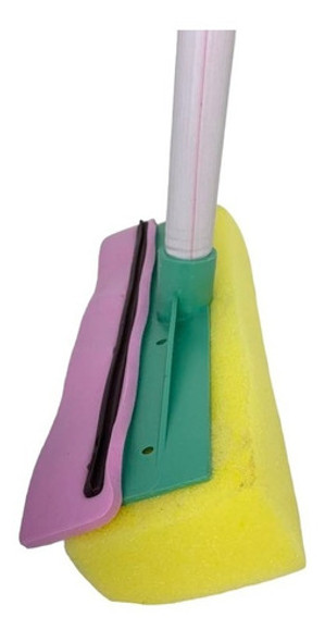 Limpa Vidros Com Rodo Para Limpeza De Janela Porta Espelho 1