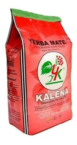 Yerba Tradicional Kalena. L.de Gluten. C/palo X500g X 6 Uni 0