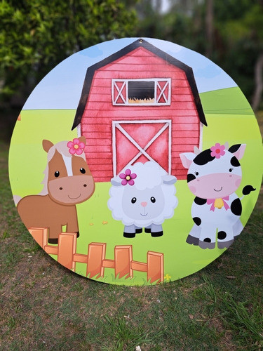 Paneles Decorativos Rígidos 90 Cm De Diametro Con Ojal 0