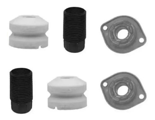 Kit 2 Cazoletas Fuelles Topes Corsa Classic 0