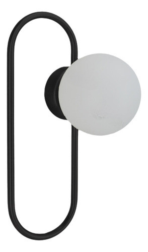 Arandela Benpuzz Preto 28,5cm Led 3w 3 Em 1 Bivolt 0