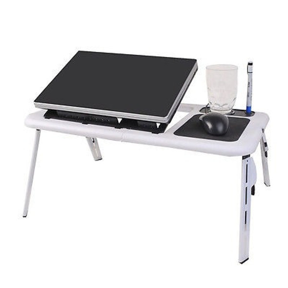Plegable Mesa Bandeja Escritorio Tableta Escritorio Soporte 0