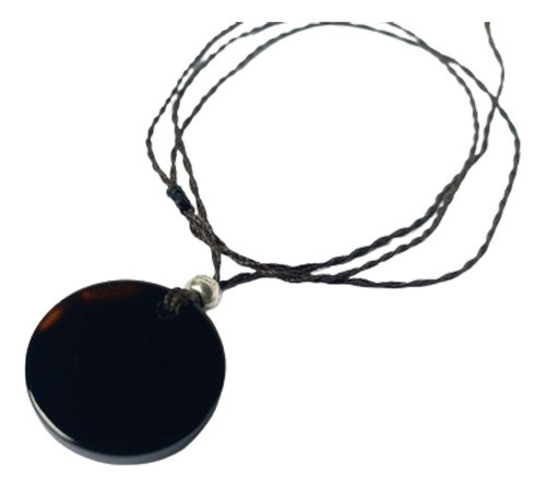 Agata Negra Protege Y Limpia Energía Negativa Collar    A275 0