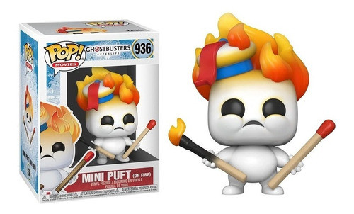Funko Pop! Mini Puft (on Fire) #936 Ghostbusters Afterlife 0