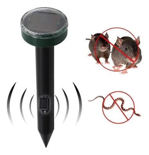 4 Estaca Solar Repelente Ultrasonico Mosquitos Ratas Uv 0