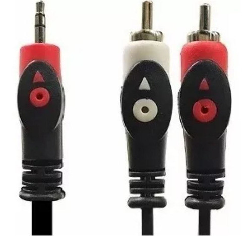 Cable 2 Rca Macho Mini Plug 3,5 Estéreo 1,8 Metros Reforzado 1
