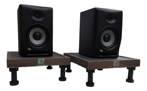 Par Elevador De Monitor Regulable Estudio L Musica Pilar 0