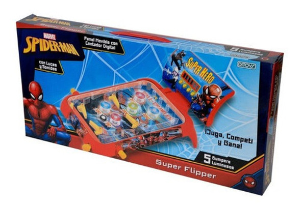 Super Flipper Spiderman Original Ditoys 2408 0 Super Flipper Spiderman Original Ditoys 2408 0