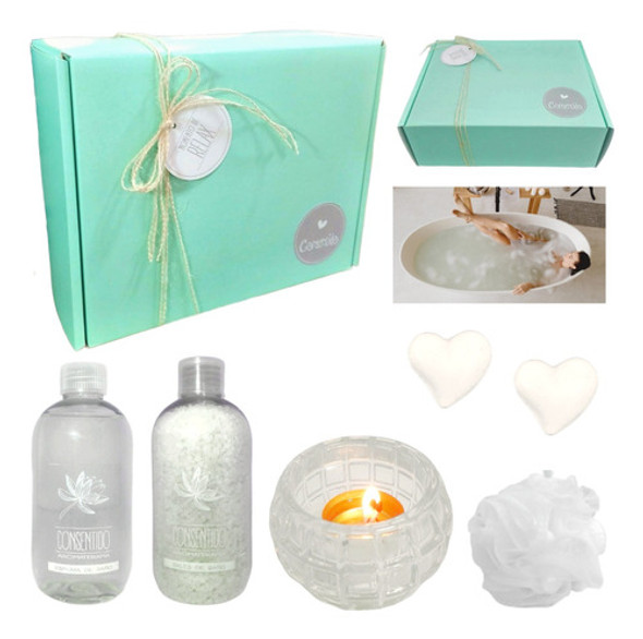 Kit Caja Regalo Gift Box Spa Jazmín Set Zen Aroma N61 Relax 0 Kit Caja Regalo Gift Box Spa Jazmín Set Zen Aroma N61 Relax 0