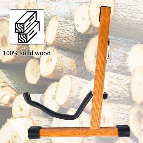 ~? Vanphy Soporte De Guitarra De Madera De Haya Ajustable, P 1