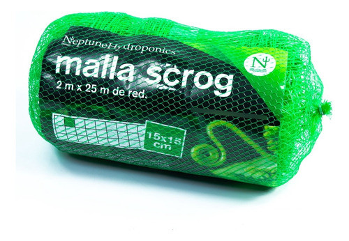 Malla Textil 2 X 25 M - Red Scrog Protección De Cultivos ! 0