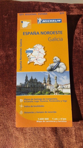 Mapa España Noroeste: Galicia ( Michelin). 0