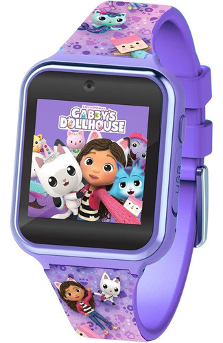 ~? Accutime Kids Gabby's Doll House Purple Educational Learn 0