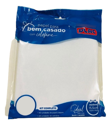 Kit Embalagem Para 120 Unidades Doces Bem Casado C/ Celofane 0
