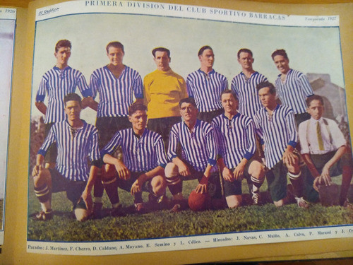 Láminas Sportivo Barracas 1926 Y 1927 De El Gráfico. C/u 1