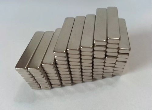 Imã De Neodímio / Super Forte / 20mm X 4mm X 2mm - 10 Peças 1