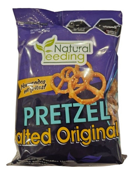 Snacks Pretzels Salados Natural Feeding Horneados 150gr Usa 0