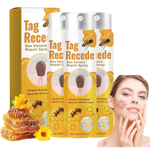 3 Unidades, 20 Ml De Creme Removedor De Verrugas Genitais 0