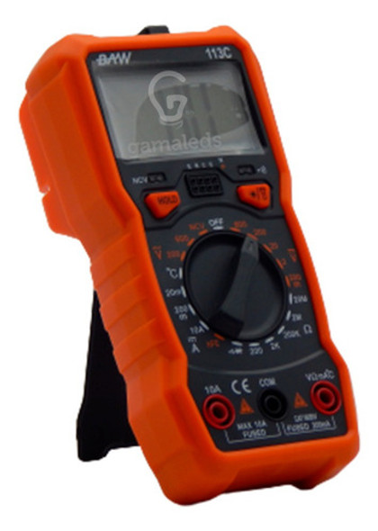 Multimetro Tester Digital Baw Rm113c Buzzer Imán Display Luz 1