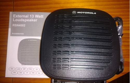 Parlante Externo Para Dgm, Rsn4002 Motorola 13watts 1