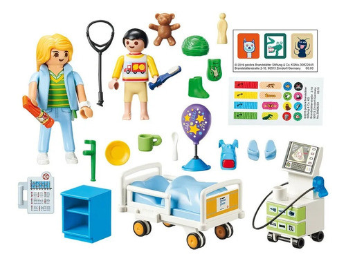 Playmobil City Life Habitación Infantil Del Hospital 1