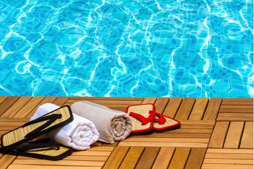 Deck Ducha Madeira 60cmx120cm- (cx. C/ 08 Pç. 30x30cm) 1