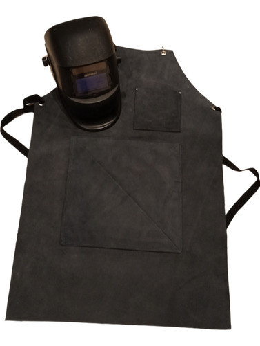 Delantal Soldador Cuero En Una Sola Pieza,2mm Eterno!!!! 0