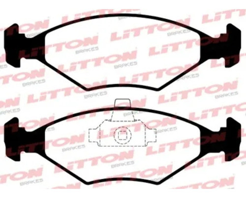 Pastillas De Freno Fiat Siena Palio Nuevo S Sensor Litton 0