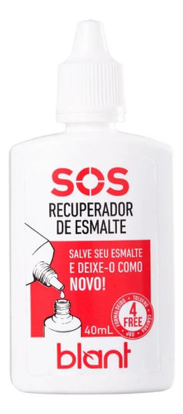Kit Blant Recuperador De Esmaltes + Top Coat Efeito Gel 1
