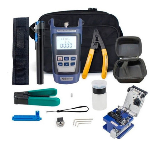 Kit Fibra Optica Para Conectorização De Fibra Óptica 0